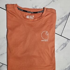 Carhartt Men's Long Sleeve Tee in Burnt Orange